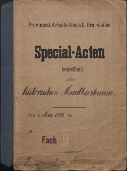 Dokument: Deckseite einer preußischen Akte