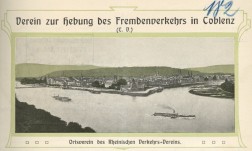 Postkarte mit Blick auf den Rhein