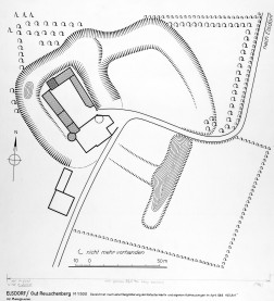 Plan der Burg Reuschenberg